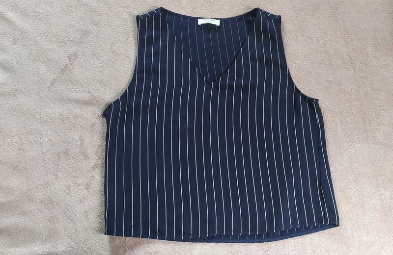 Striped Sleeveless Top