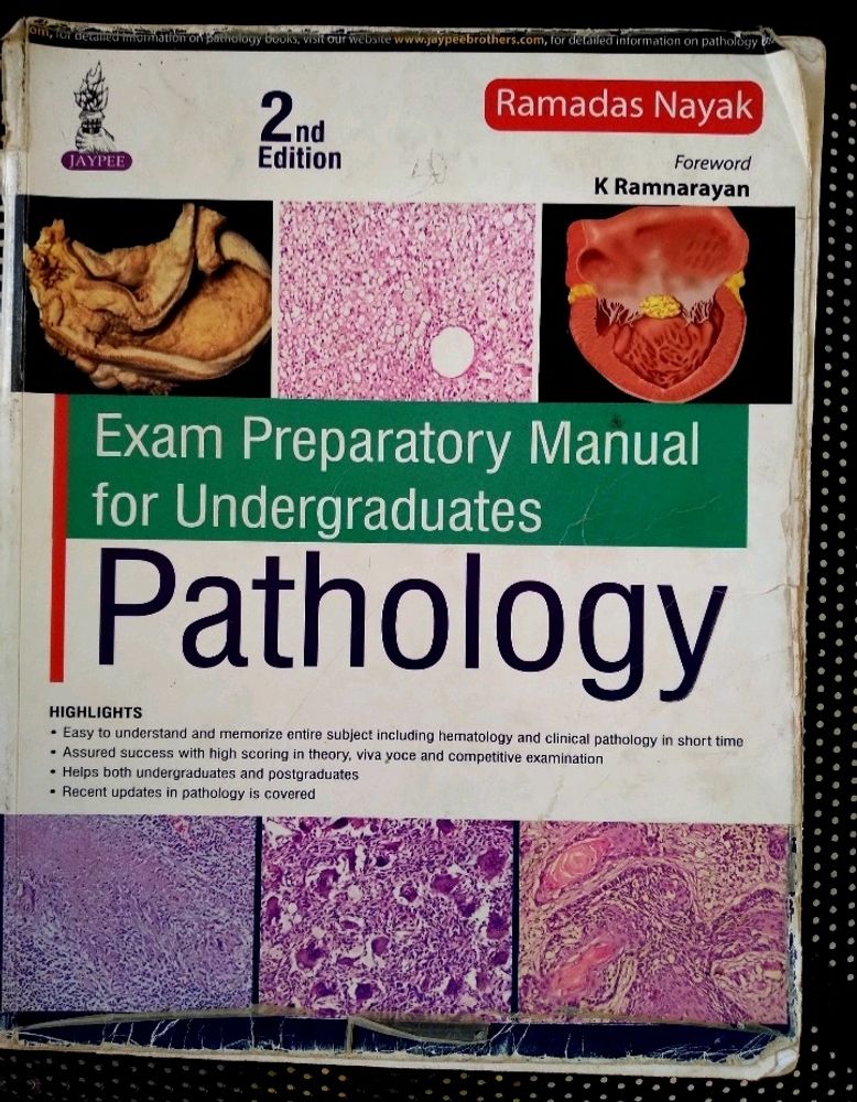 Pathology Ramdas Nayak 2nd Edition, Exam Preparatory Manual For Undergraduates