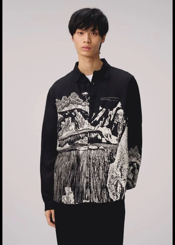 Zara Black Printed Shirt