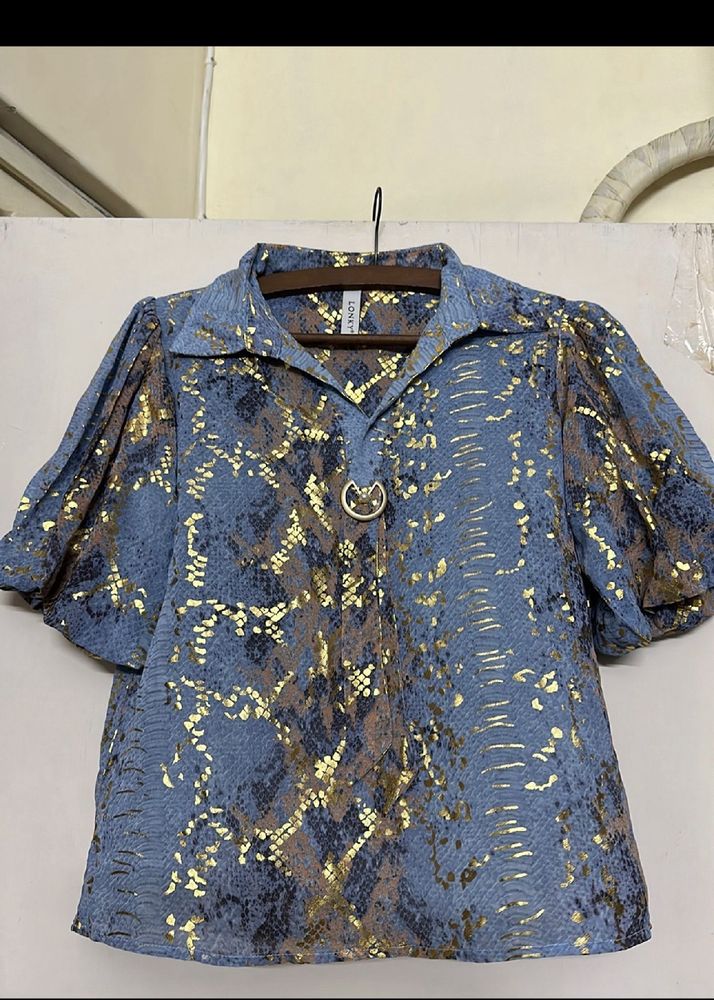 New Top In Western Look, Never Wear