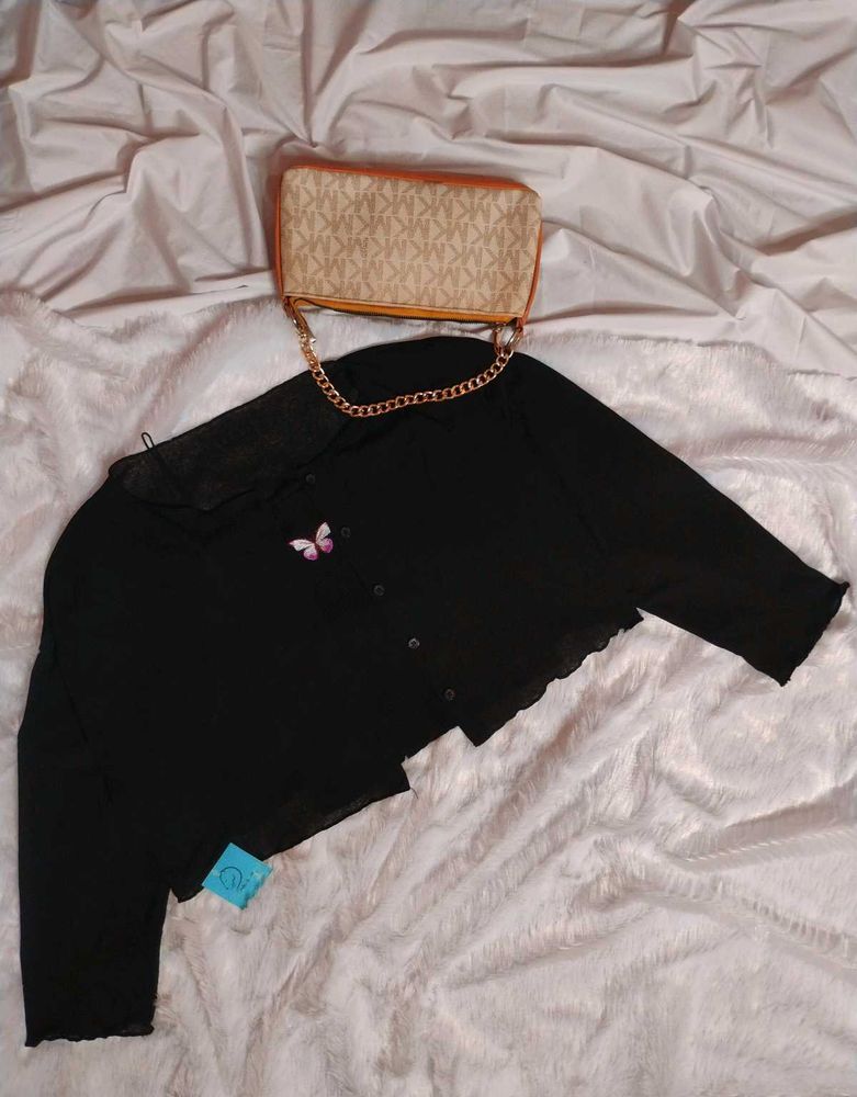 ✨Black Tank Top+Upper Bolero ✨