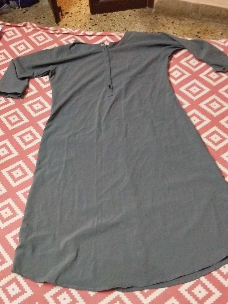 Elegant Grey Kurta