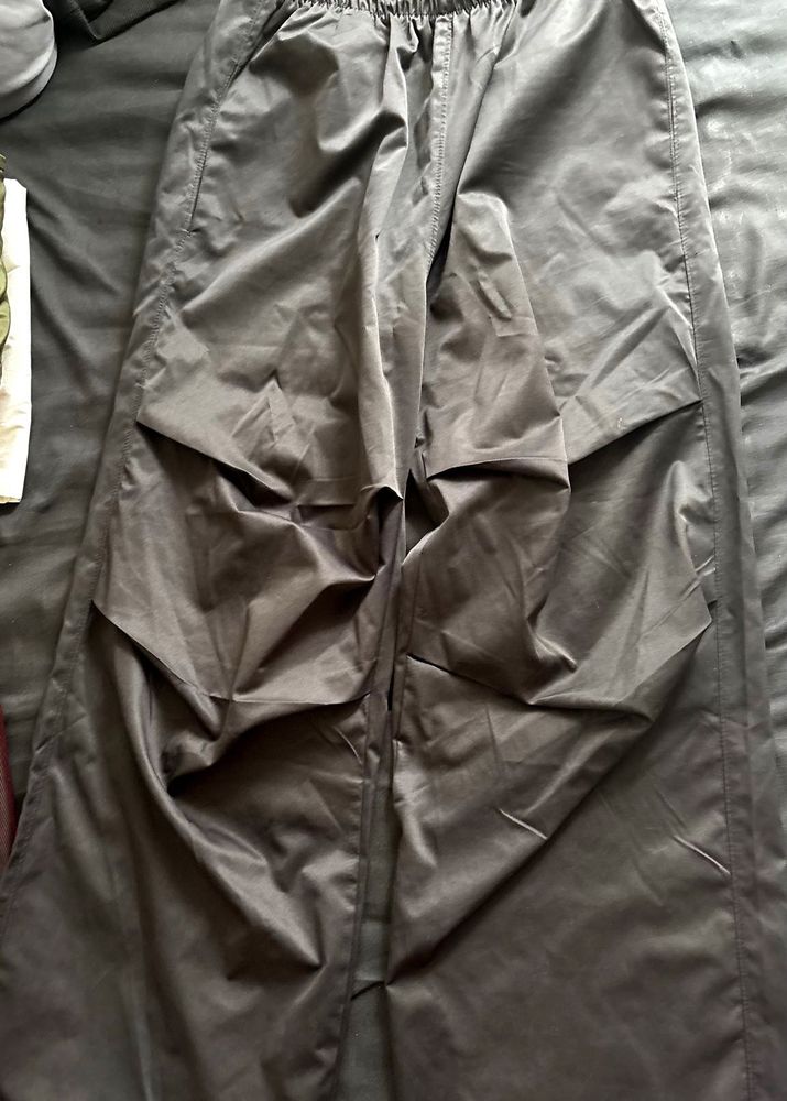 Black parachute Pants