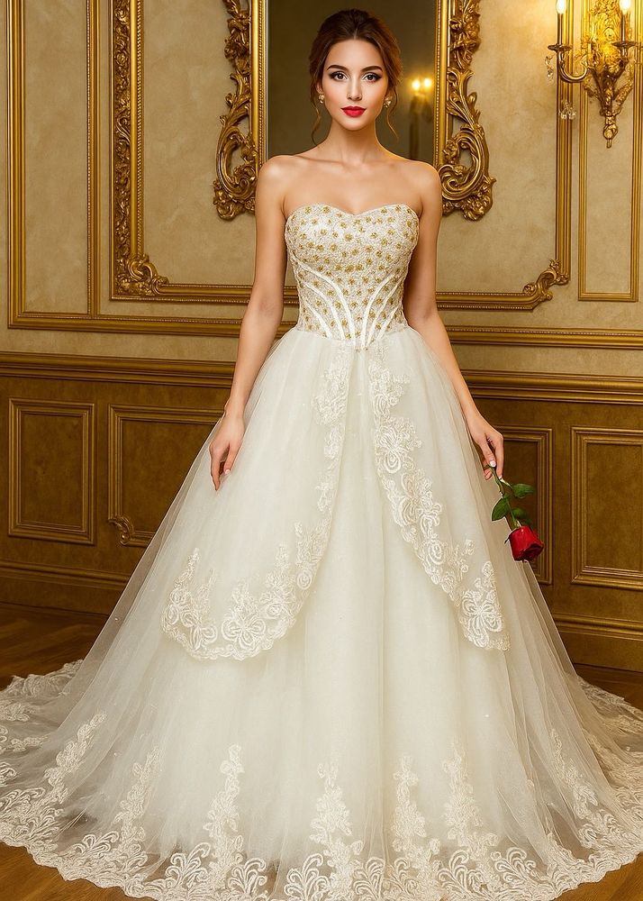 Beautiful elza wedding dress