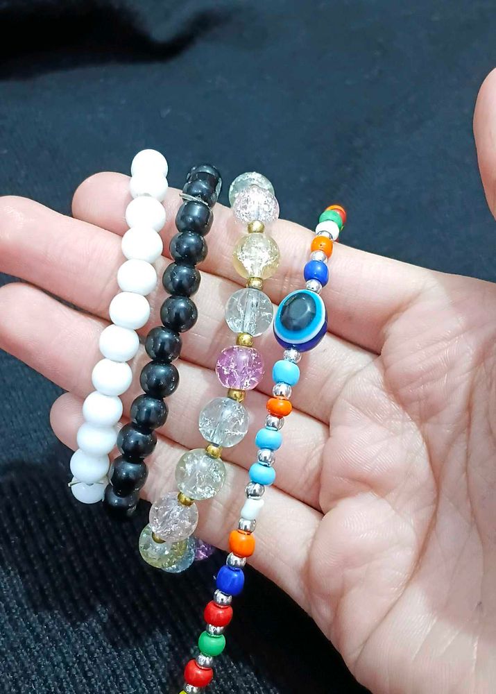 Colorful Beaded Bracelet Set
