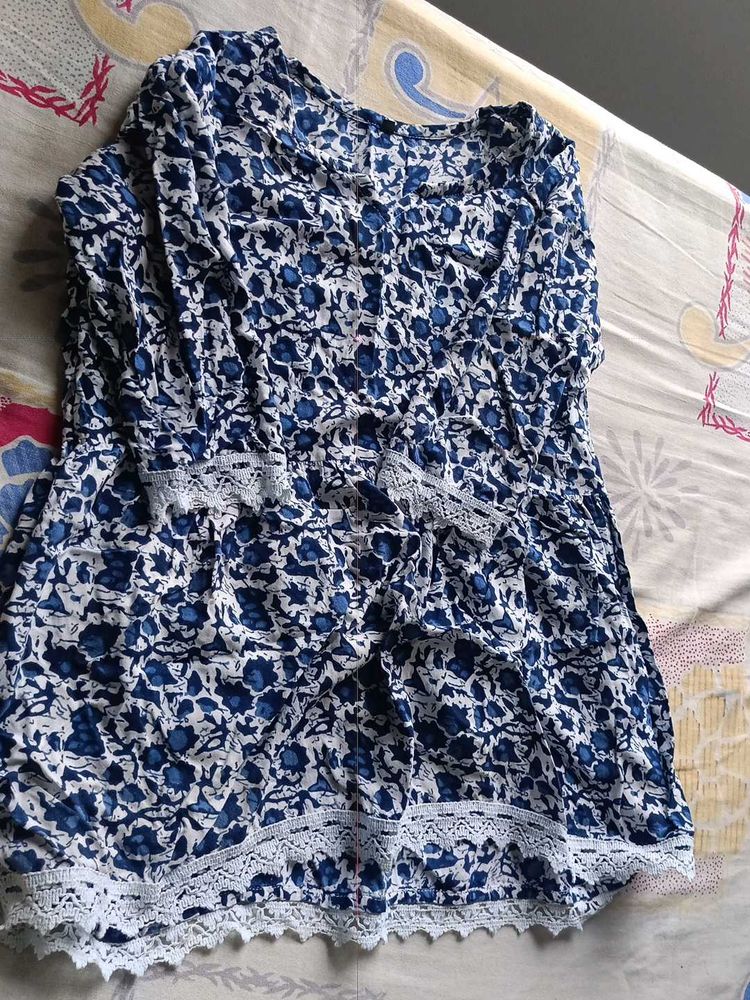 Blue Colour Top