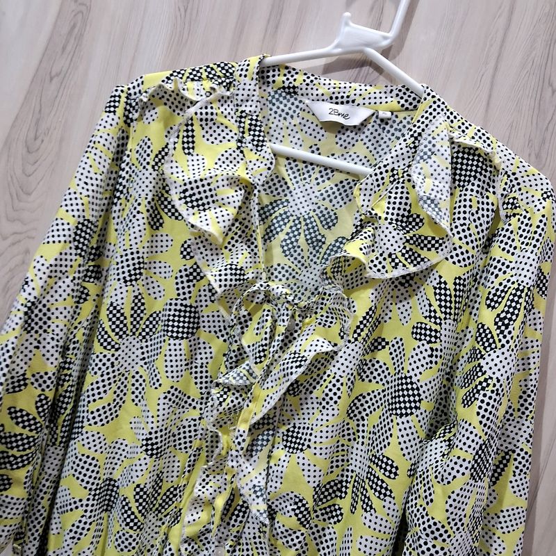2Bme Yellow A-Line Dress