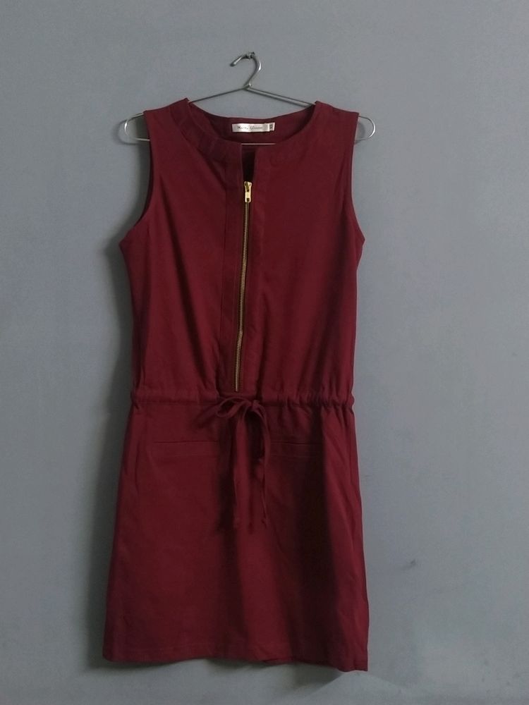Miss Chase | Women&#39;s Maroon Sheath dress | Size XS