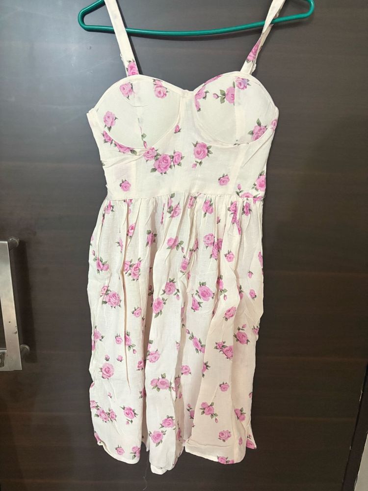 Floral padded Sundress