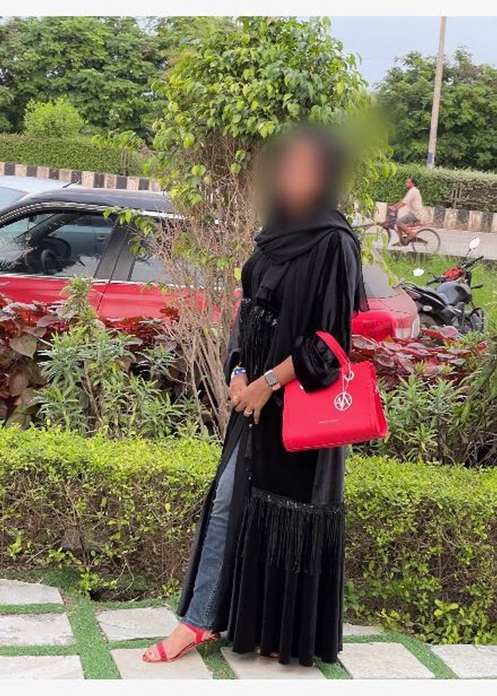 Elegant Black Abaya from U AE