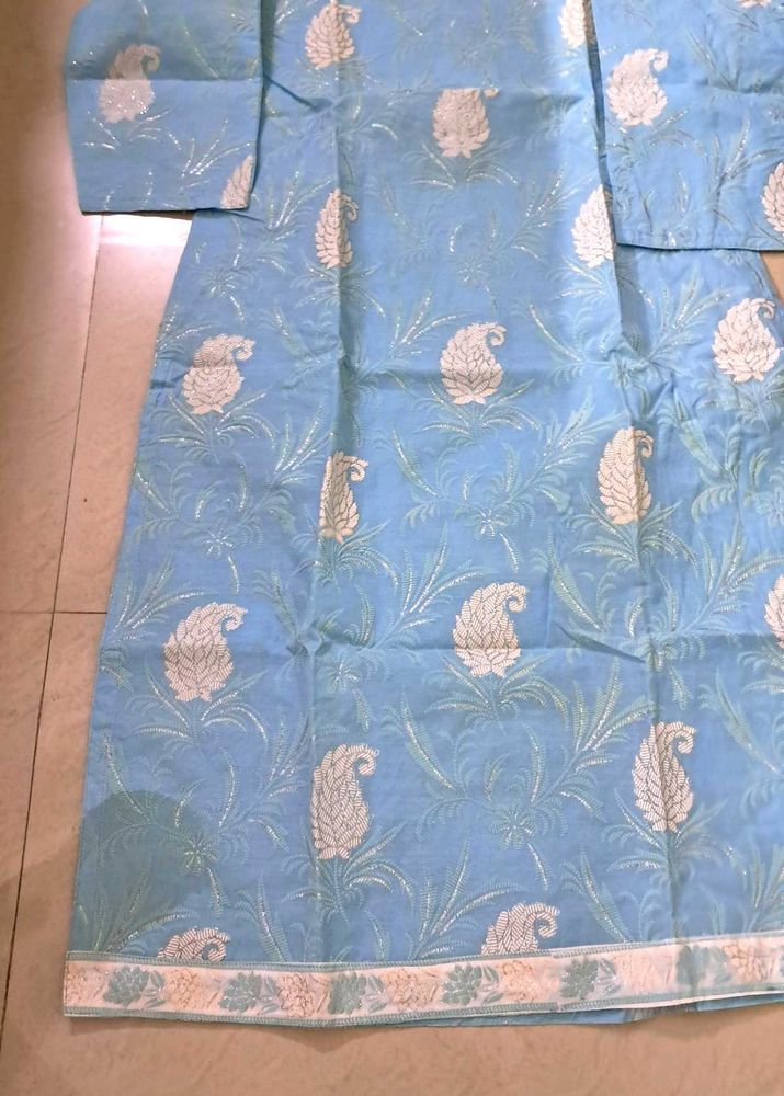 Kurta  Pant  Set Pure Cotton  Printed.