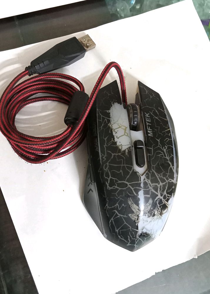 MFTEK LED Backlit USB Gaming Mouse