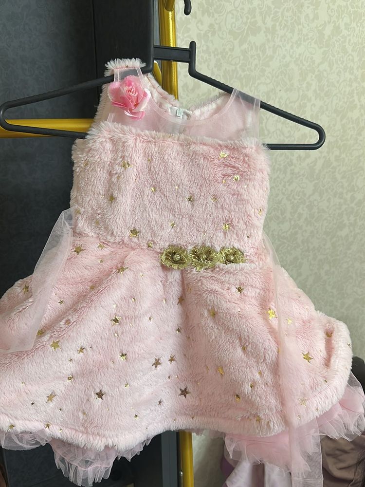 Velvet Rose Pink Frock