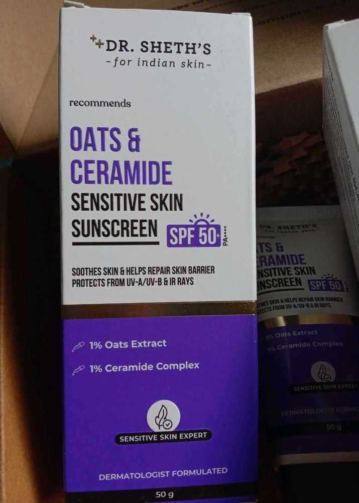 Dr. Seth&#39;s Oats And Ceramide sunscreen