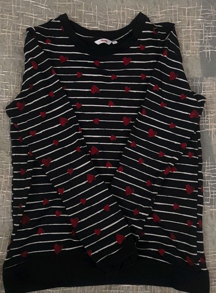Heart Printed Sweater