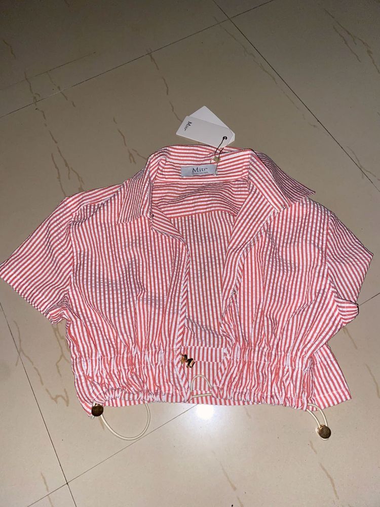 Striped Crop Top