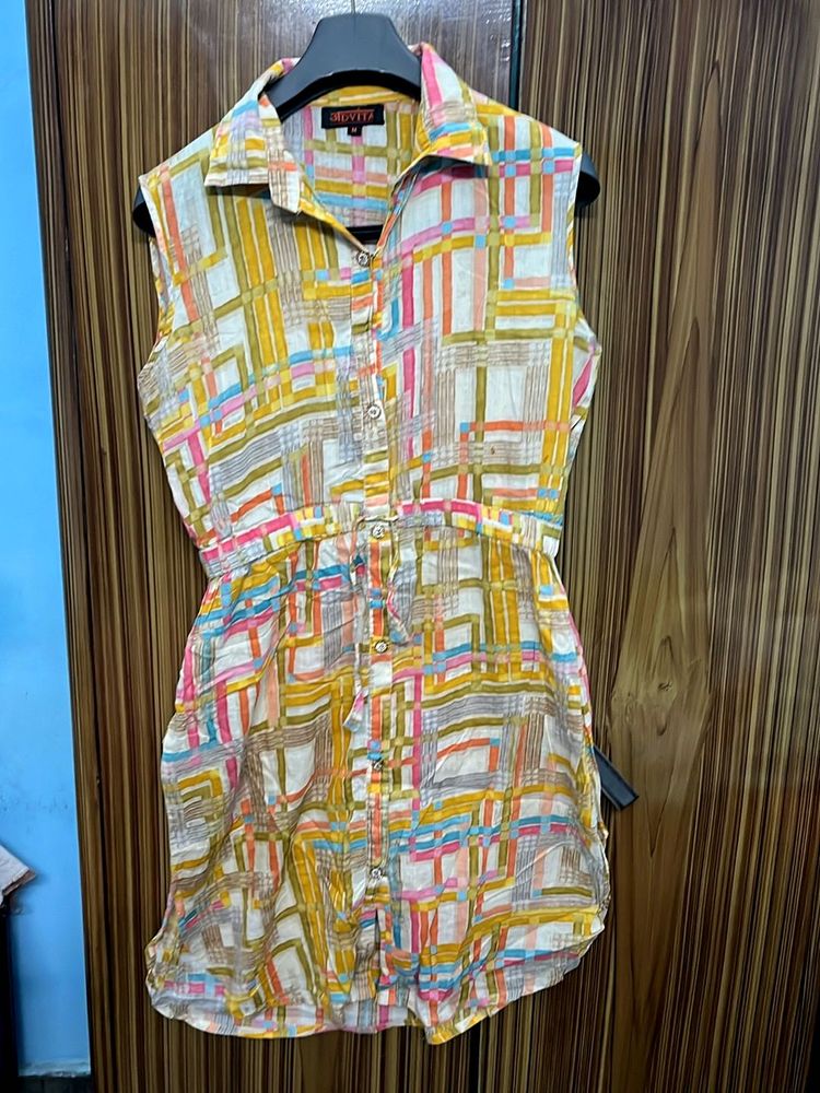 Colorful Sleeveless Dress