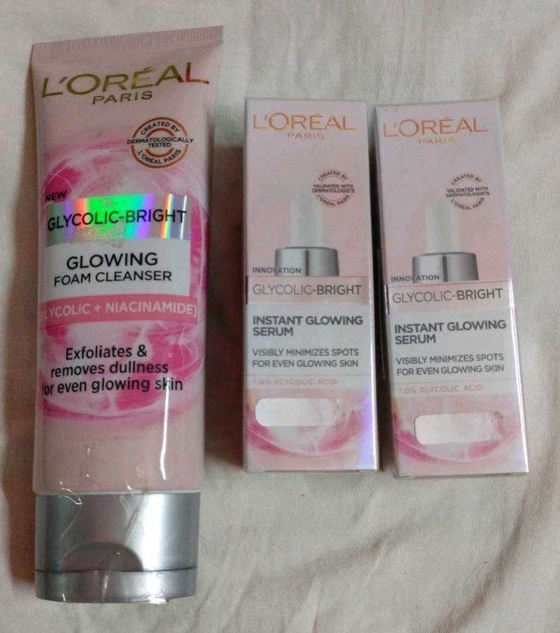 L'Oreal Glycolic Bright Set