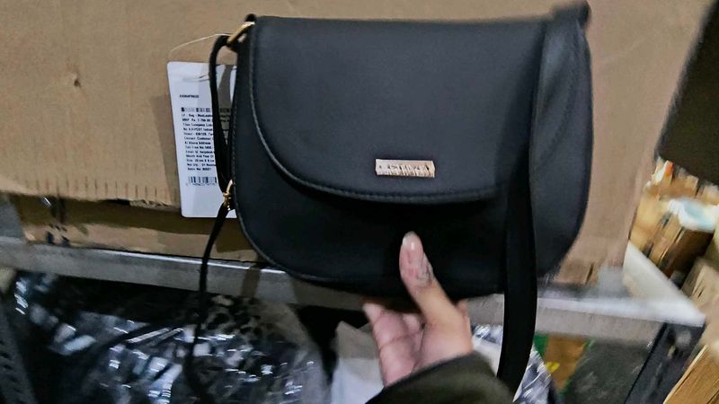 Elegant Black Crossbody Bag