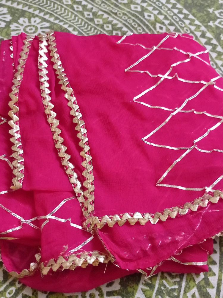 Full Gota Patti Work Dupatta Fix Coin