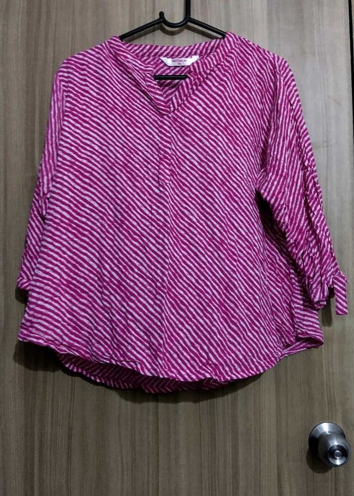 Striped Purple Top