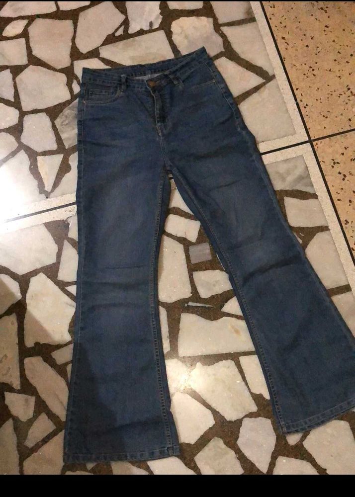 Flared Denim Jeans