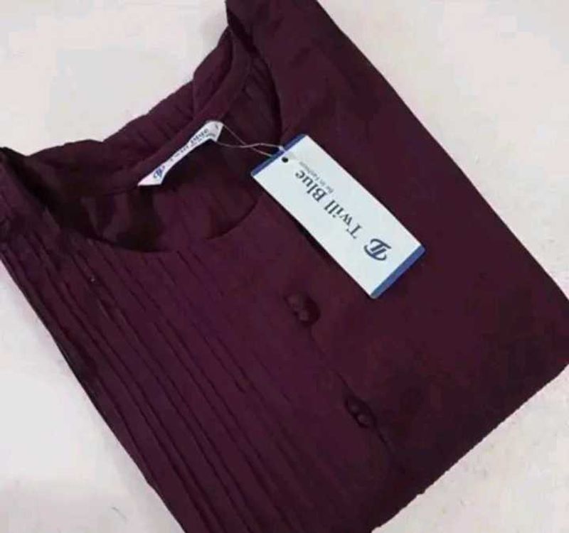 Elegant Maroon Top Papocan Kurthi🎀💫