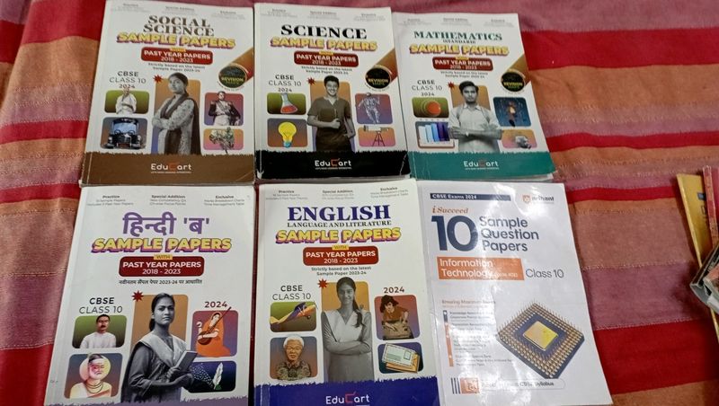 Class 10 Educart Sample Papers 6 Subjects + 30Scho