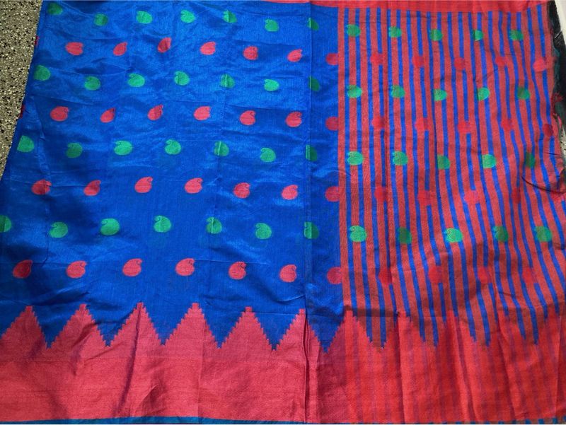 Blue Designer Saree