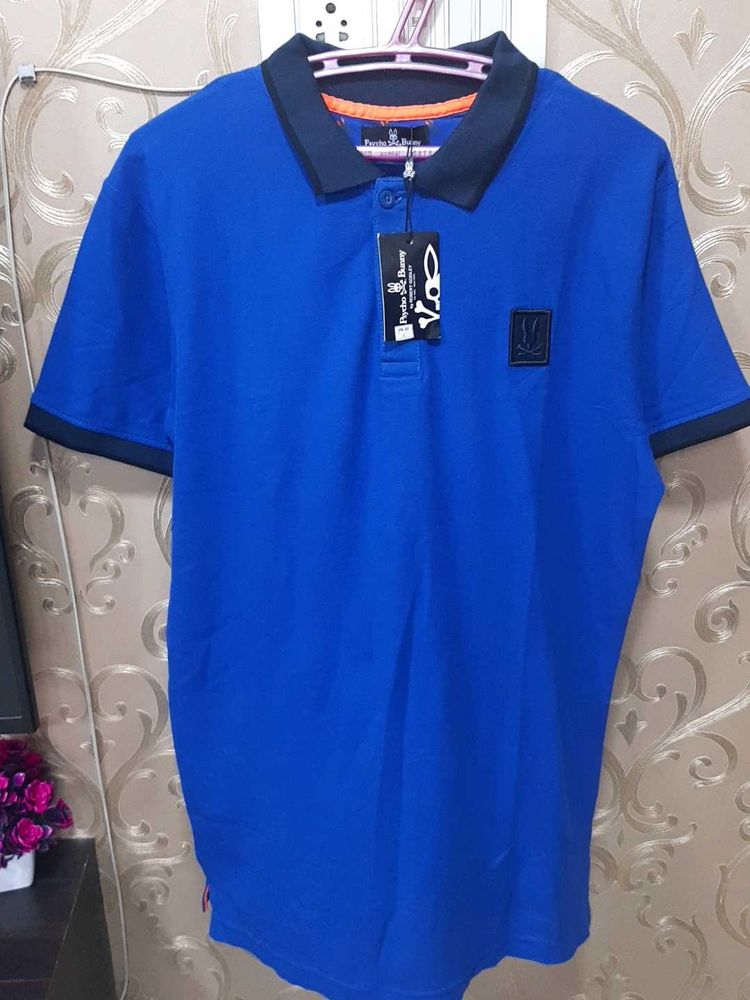 Stylish Blue Polo TShirt