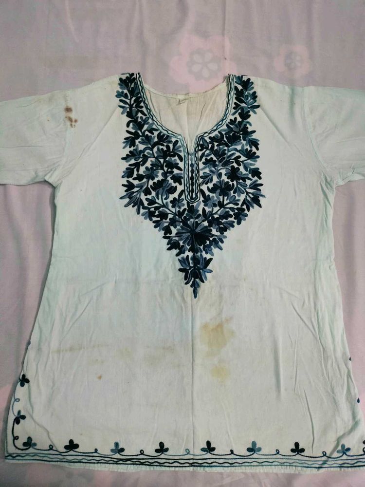 Embroidered Tunic Short Kurti