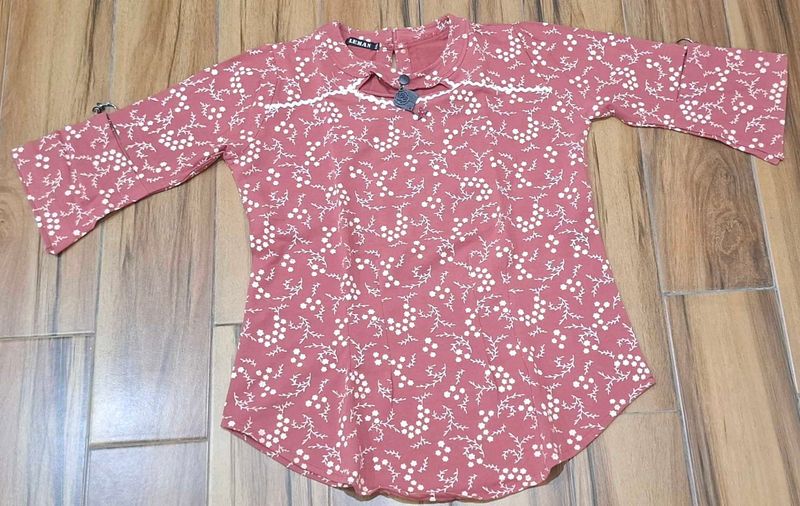 Cute Floral Print Top for women