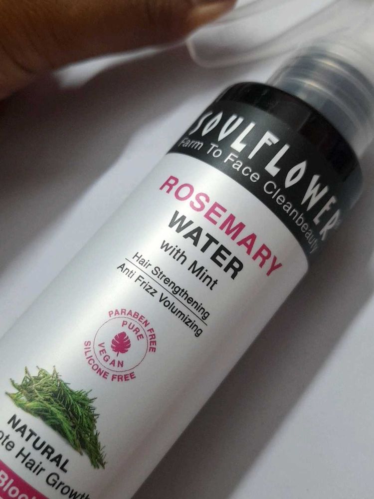 Soulflower Rosemary Water With Mint