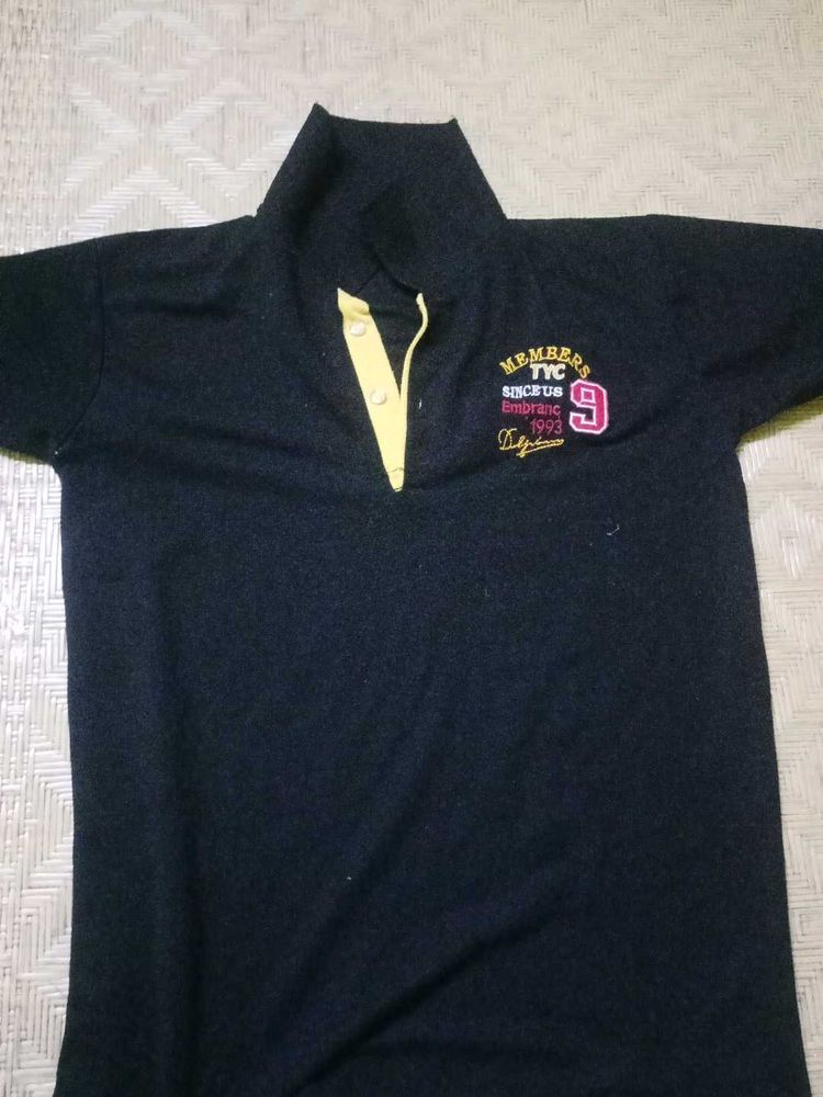 Black And Pink Tshirt