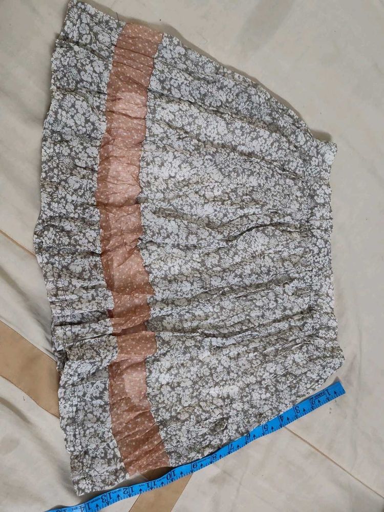 Floral Print Skirt