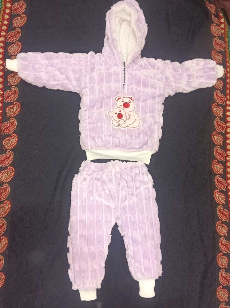 Cute Lilac Baby Outfit