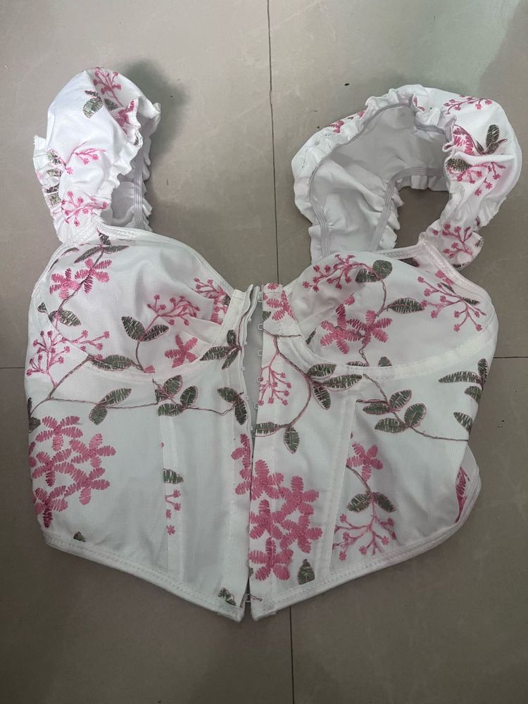Floral Corset Top