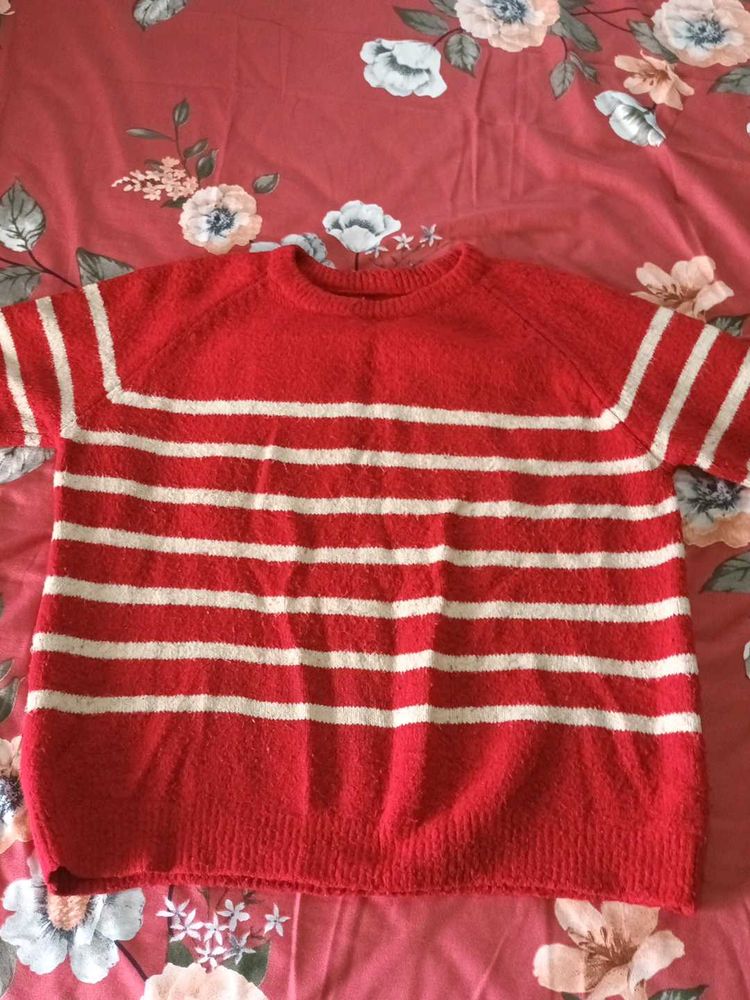 Striped Red Sweater