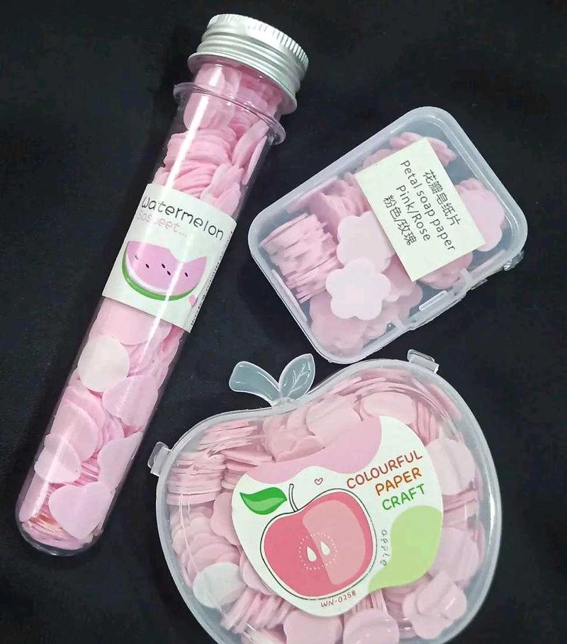 Paper Soap Petals