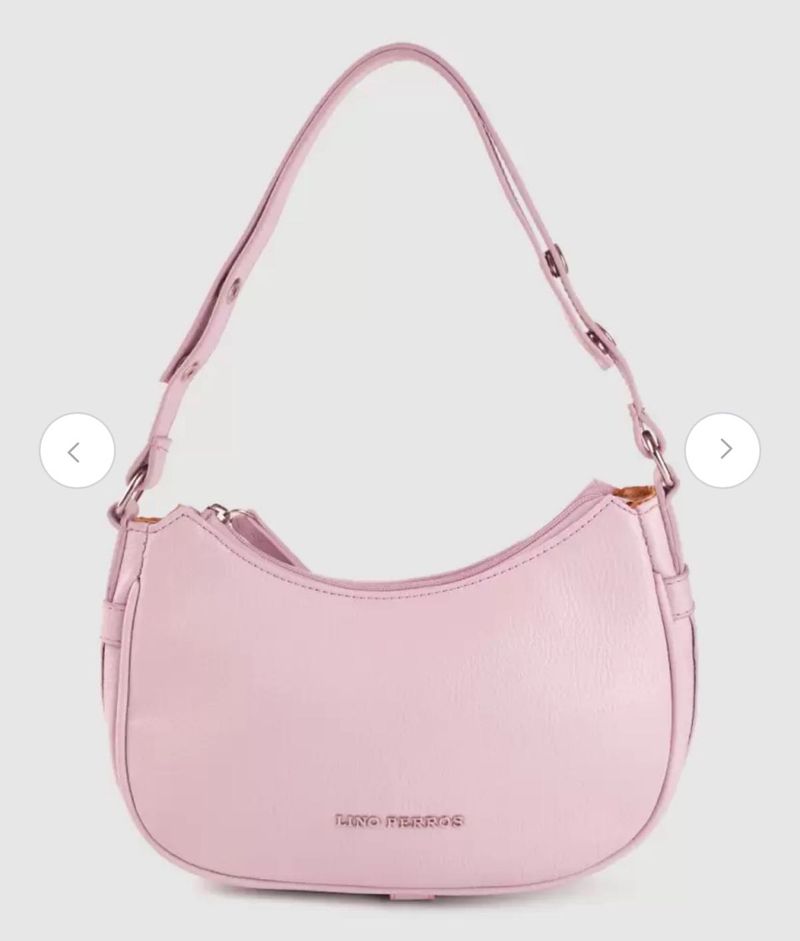 Luxury feel Lavender-pink shoulder bag