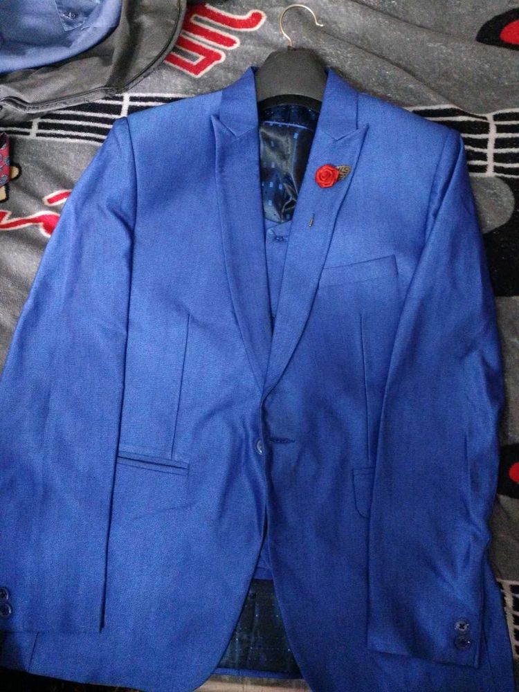 Stylish Blue Suit - Formal Occasion