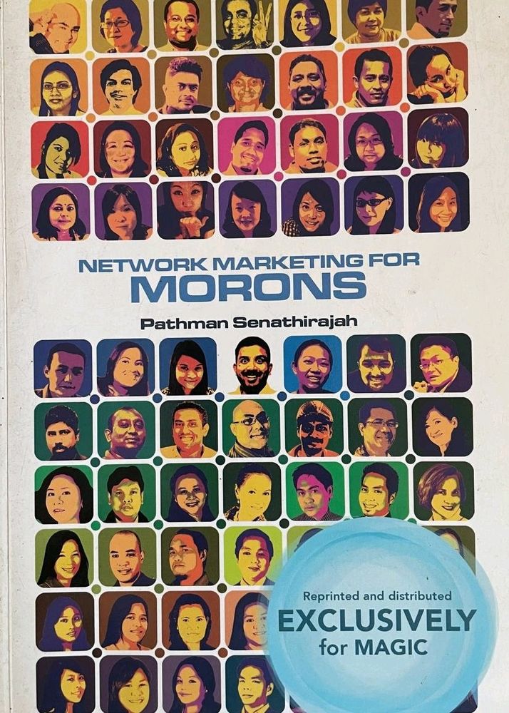 Network Marketing For Morons Book By Pathman SenathiRajan