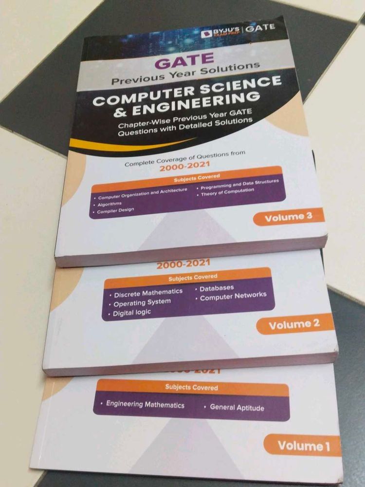 Gate previous year MCQ practice books