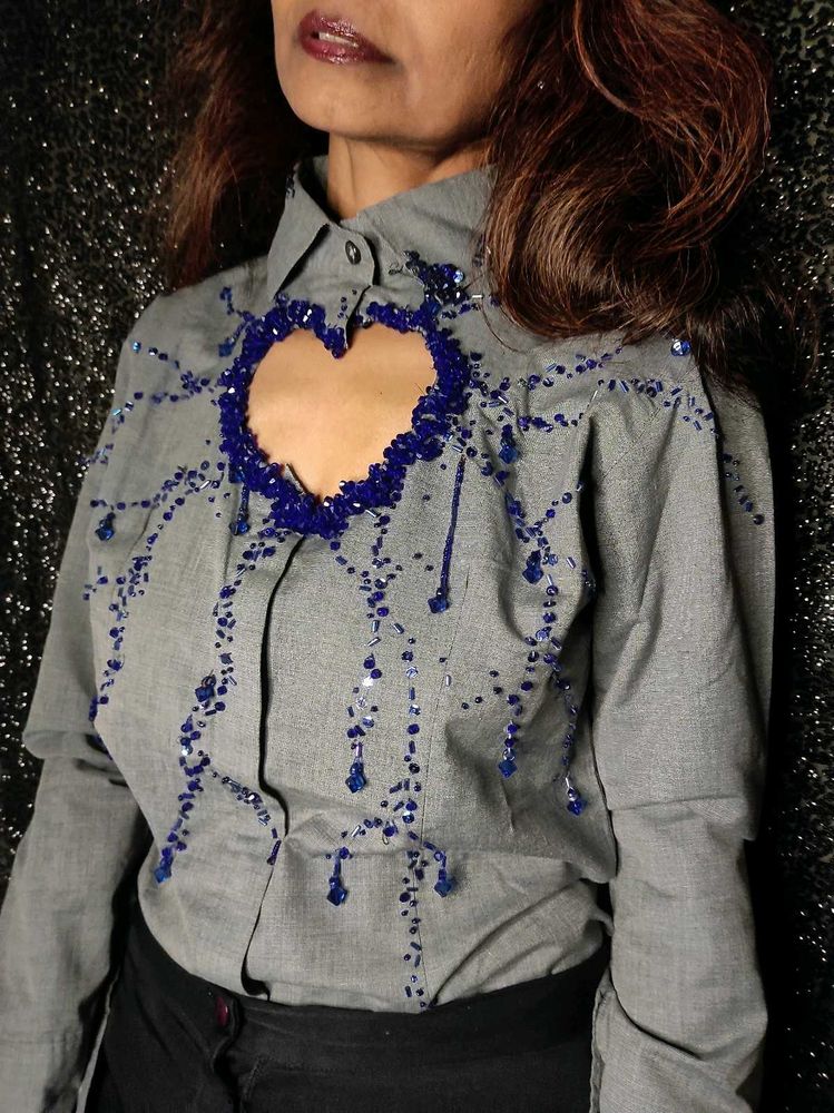 Cut Out Heart Shirt
