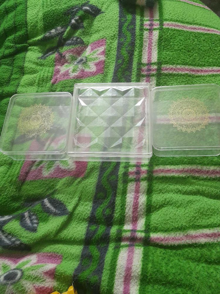 plastic Storage Containers (Set of 3)