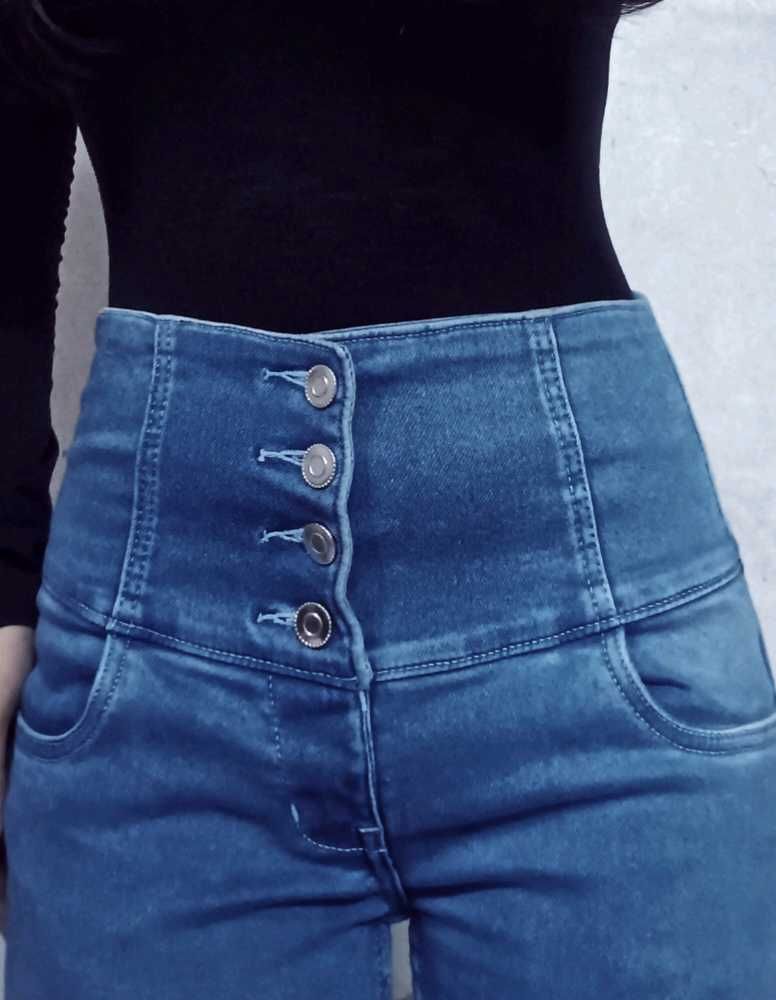 High Waisted Denim Jeans
