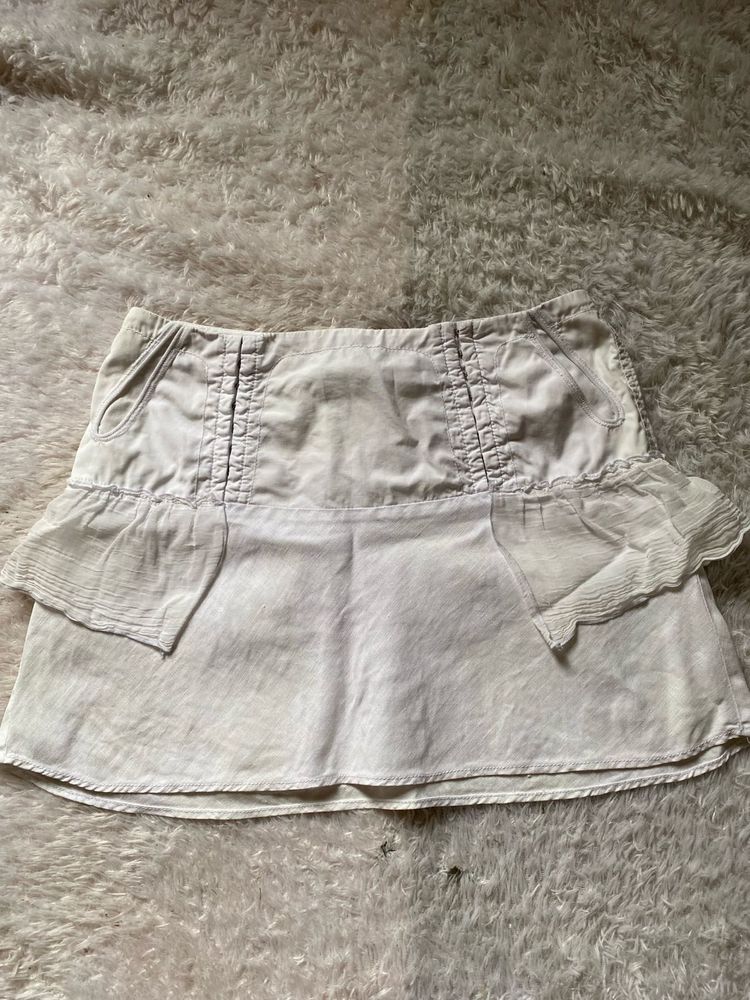 Y2K Ruffled Mini Skirt