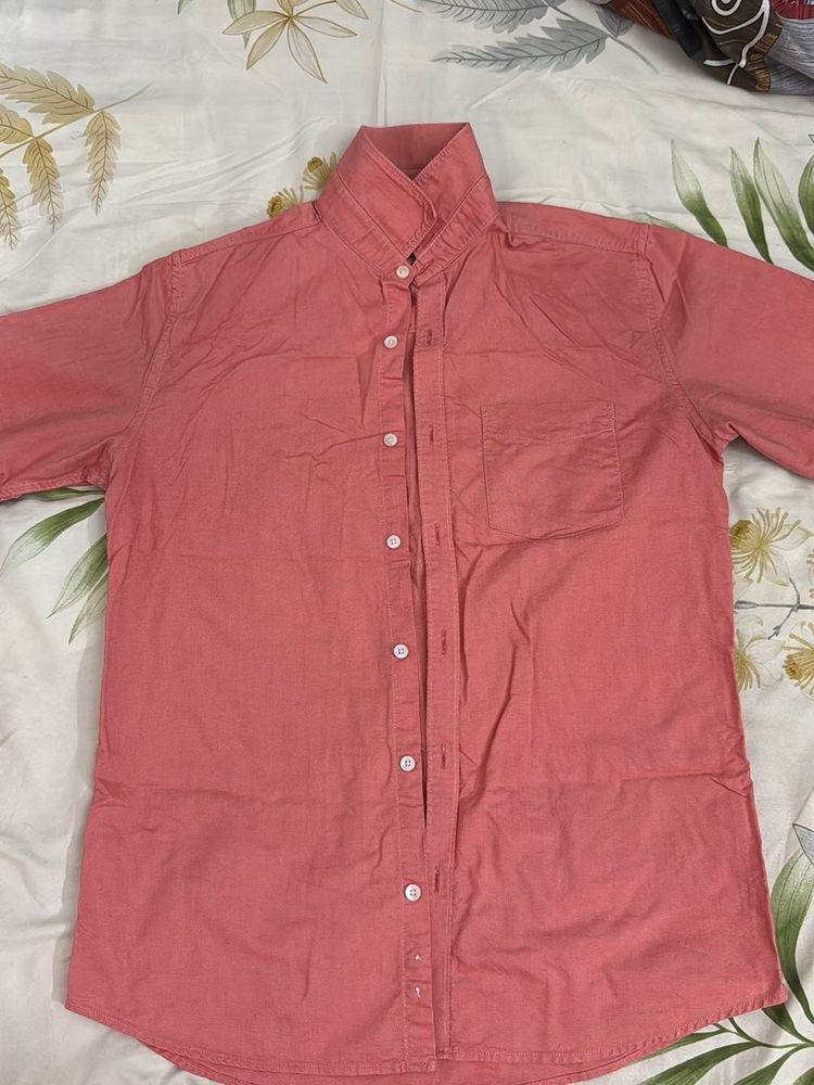 Red Casual Shirt