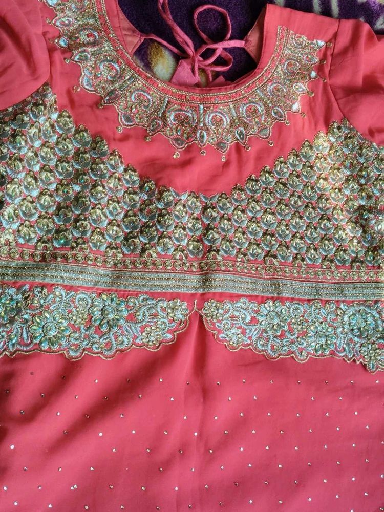 design top with dupatta