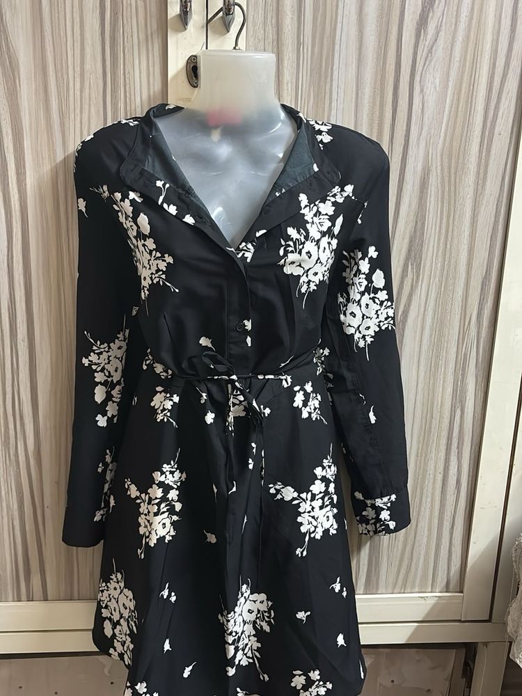 Floral print dress